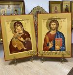 Венчальные иконы Пресвятая Богородица Владимирская и Господь Вседержитель