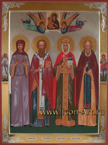 семейная икона со святыми покровителями семьи Ю.М. Лужкова