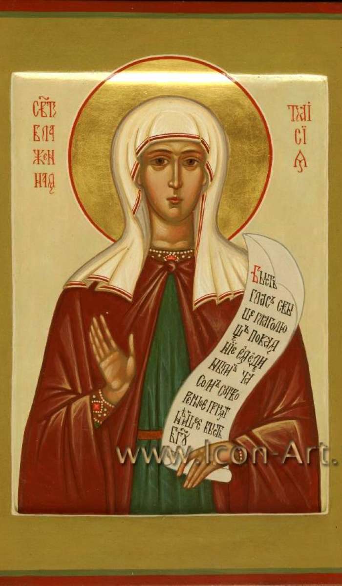 Фото: Именная икона. Святая блаженная Таисия