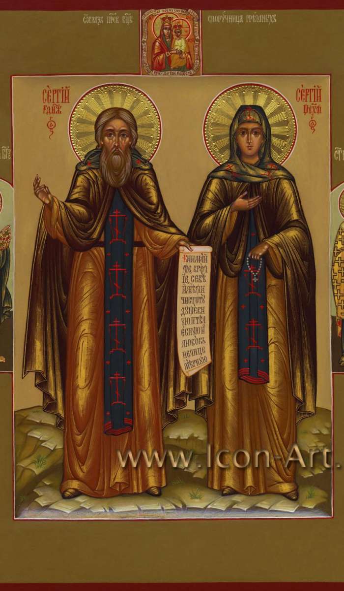 Фото: Святой Сергий Радонежский и Святой Сергий Шухтомский