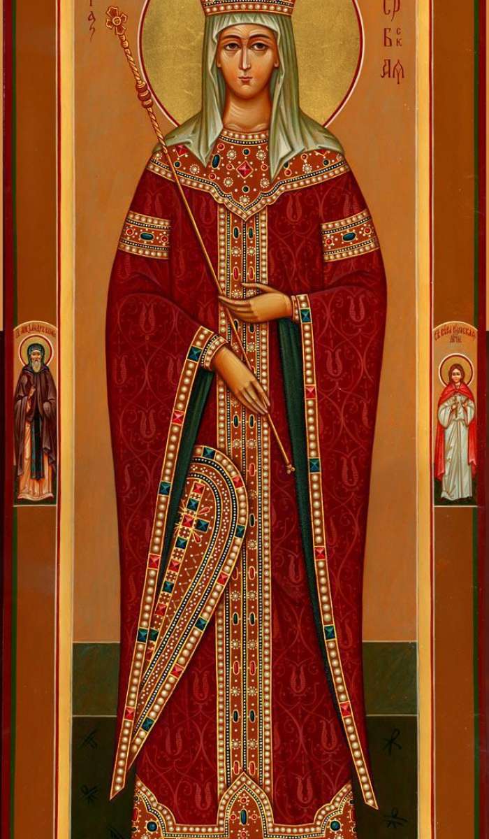 Фото: Святая Елена Сербская, королева, прп.