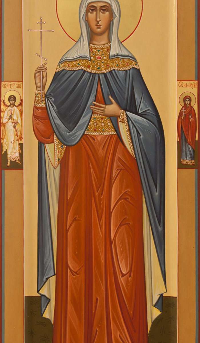 Фото: Святая Елена Константинопольская, равноапостольная, царица