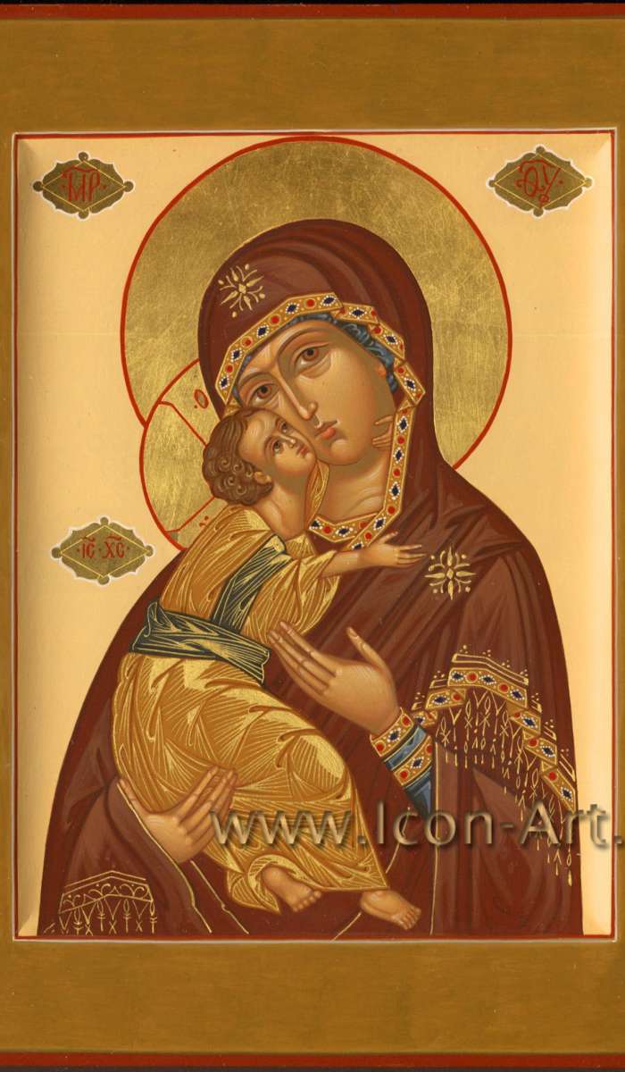 Фото: Икона Пресвятой Богородицы «Владимирская» 