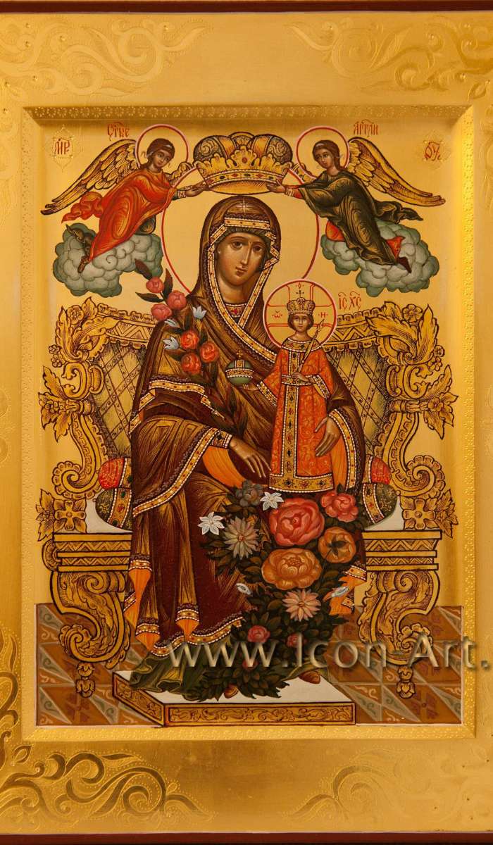 Фото: Икона Пресвятой Богородицы «Неувядаемый Цвет»