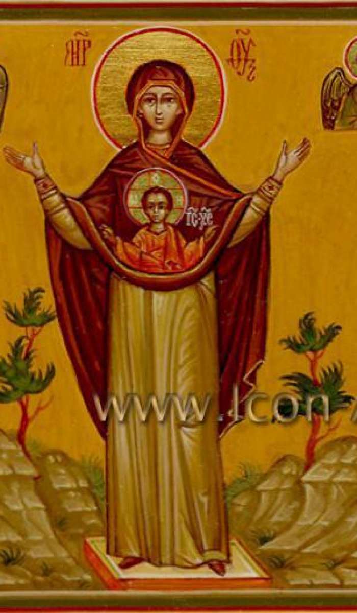 Фото: Икона Пресвятой Богородицы «Мирожская»