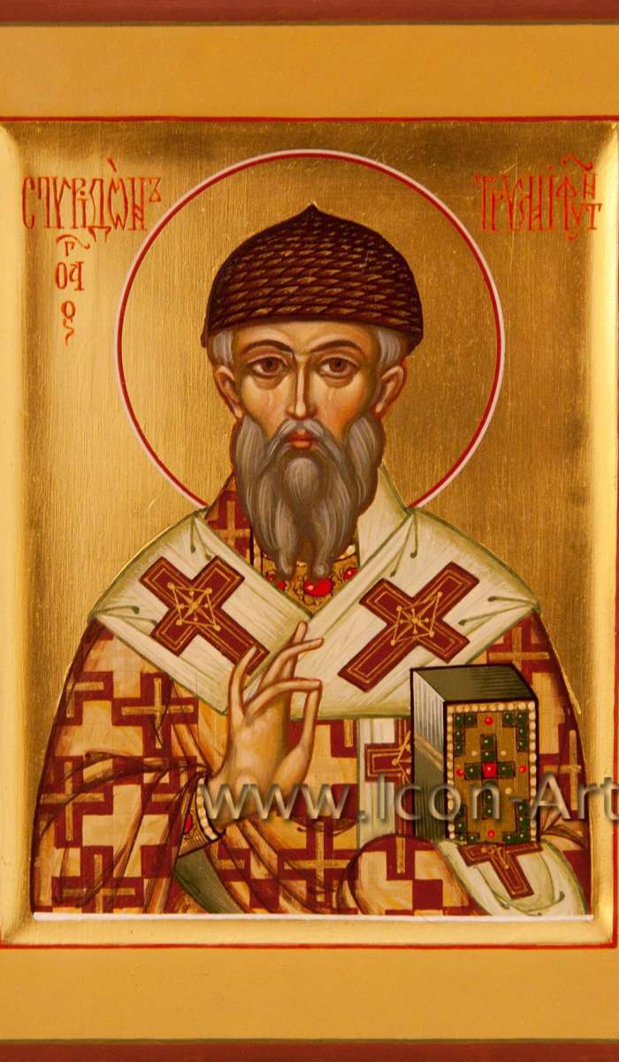 Фото: Святой епископ Спиридон Тримифунтский