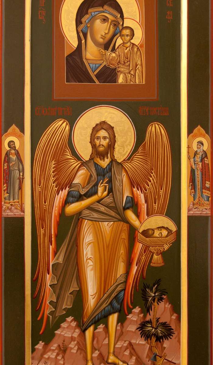 Фото: Святой Иоанн Предтеча-Ангел пустыни, Пророк и Креститель. Образ Пресвятой Богородицы Казанская