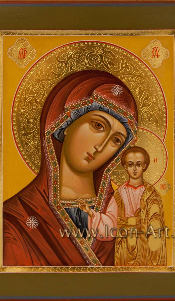 Фото: Икона Пресвятой Богородицы «Казанская» 