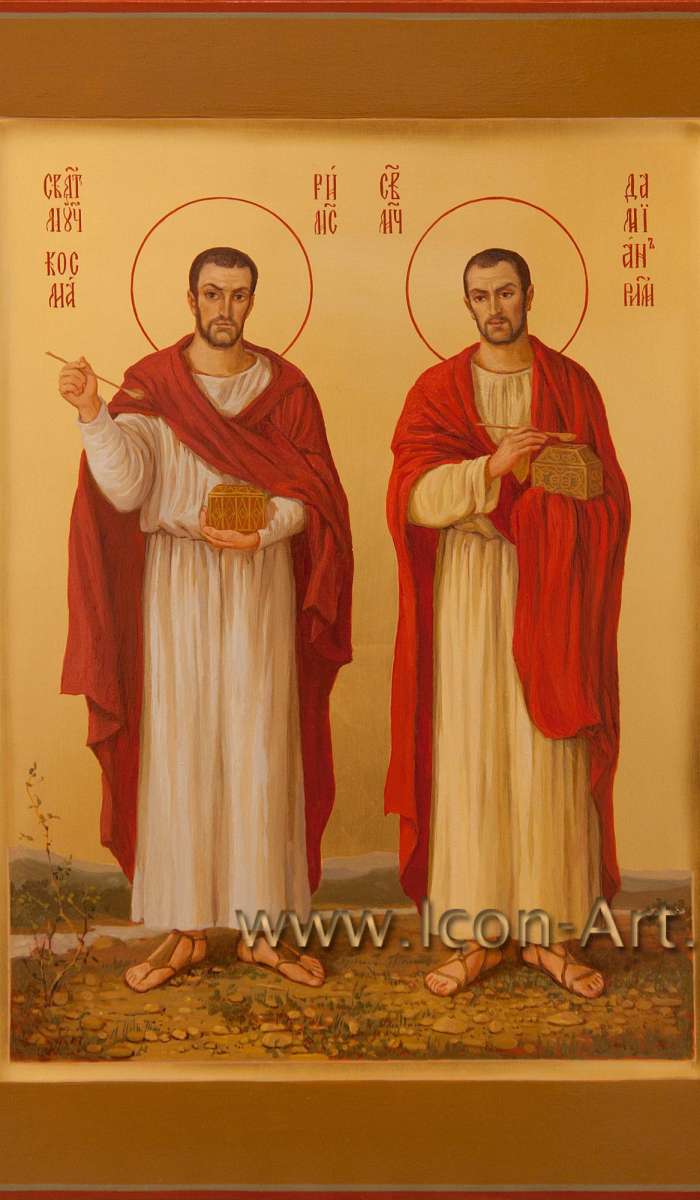 Фото: Святые мученики Косьма и Дамиан