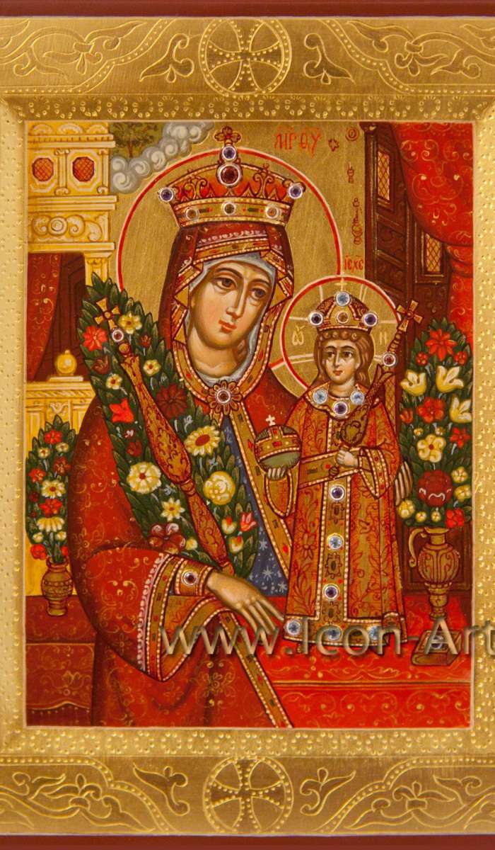 Фото: Икона Пресвятой Богородицы «Неувядаемый Цвет»