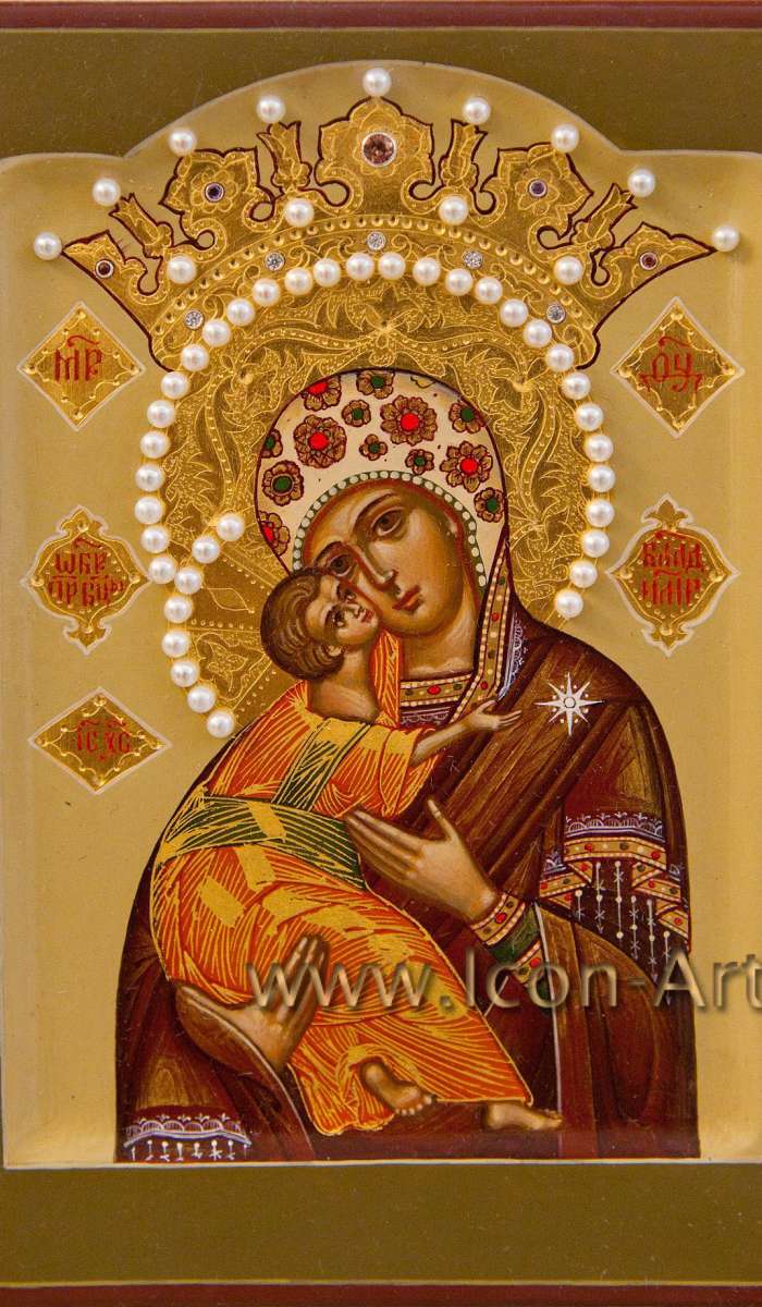 Фото: Образ Пресвятой Богородицы «Владимиская-Волоколамская»