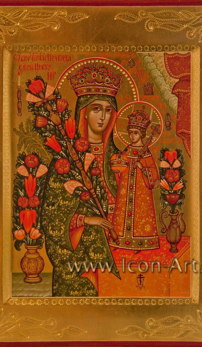 Фото: Образ Пресвятой Богородицы «Неувядаемый цвет»