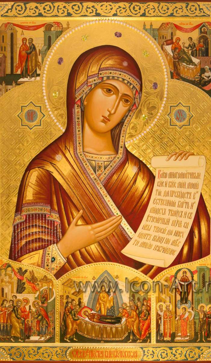 Фото: Икона Пресвятой Богородицы Боголюбская с праздниками