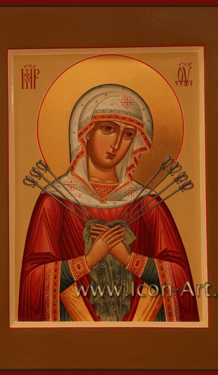 Фото: Икона Пресвятой Богородицы «Семистрельная «