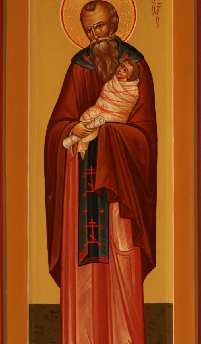 Фото: Икона Святой преподобный Стилиан Пафлогонянин