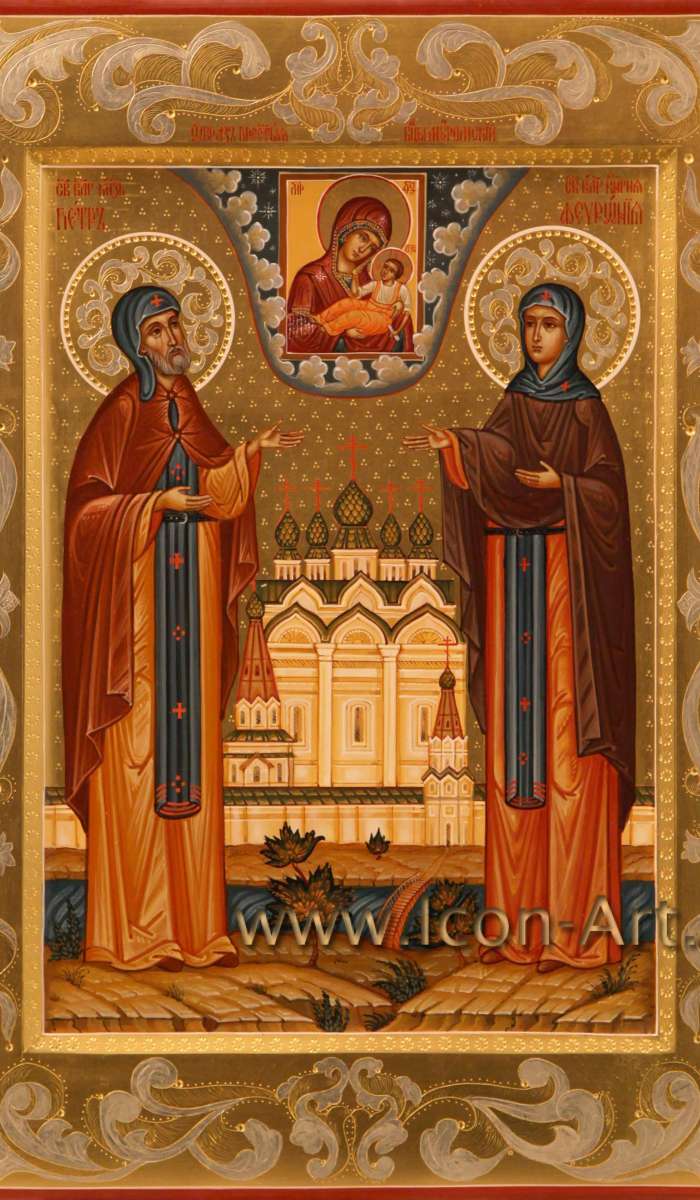 Фото: Святые преподобные Петр и Феврония Муромские