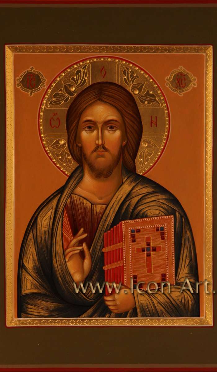 Фото: Иисус Христос Господь Вседержитель и Икона Пресвятой Богородицы «Феодоровская»