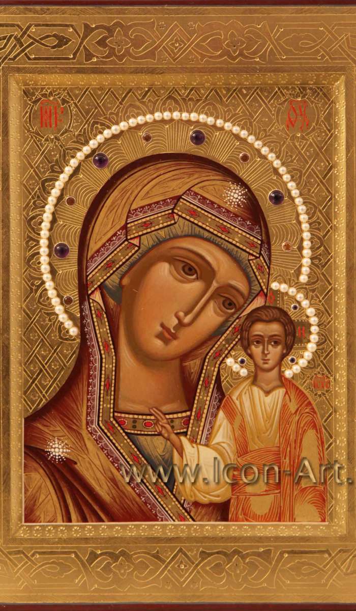 Фото: Иисус Христос Господь Вседержитель и Икона Пресвятой Богородицы «Казанская »Иисус Христос Господь Вседержитель и Икона Пресвятой Богородицы «Казанская » (венчальные иконы)