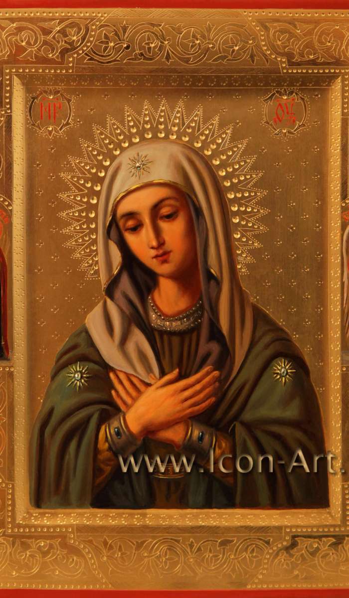 Фото: Образ Пресвятой Богородицы «Умиление» 