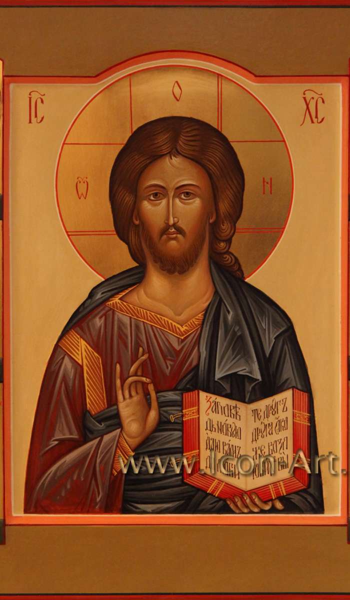 Фото: Иисус Христос Господь Вседержитель и семейные святые