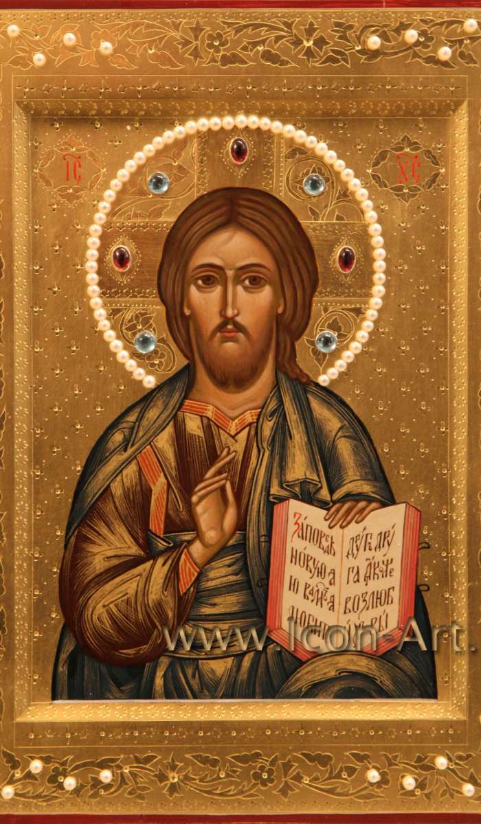 Фото: Икона Господа Вседержителя и Икона Пресвятой Богородицы «Владимирская» 