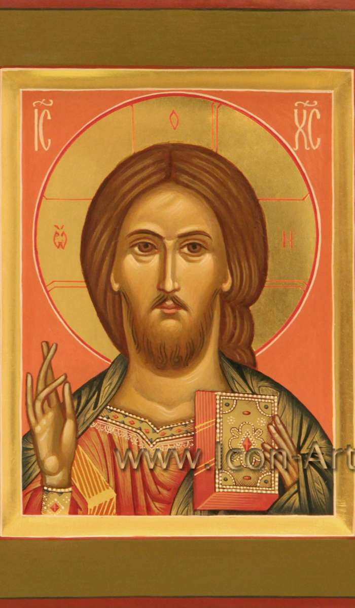 Фото: Икона Господа Вседержителя и Икона Пресвятой Богородицы «Казанская» 