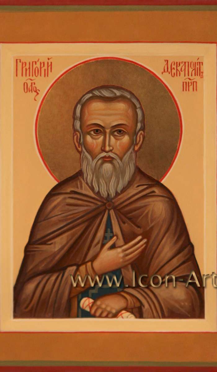 Фото: Святой преподобный Григорий Декаполит 