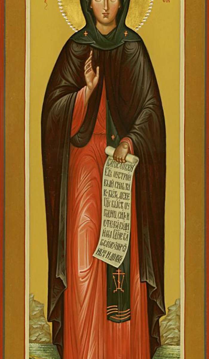 Фото: Святая прп. Мария Константинопольская, Палестинская