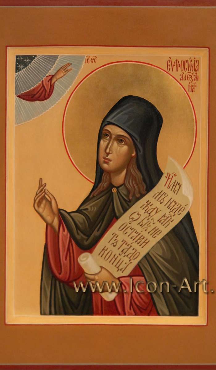 Фото: Святая преподобная Евфросиния Александрийская