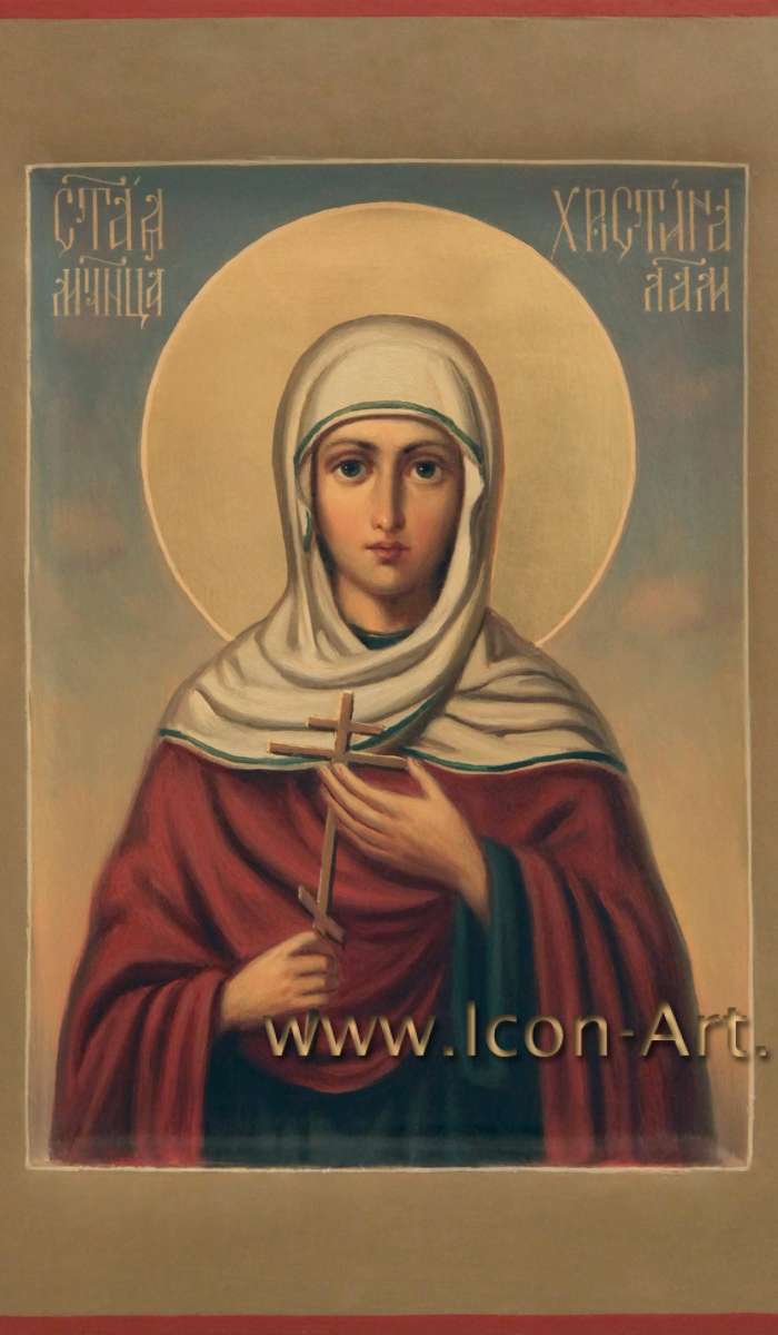 Фото: Святая мученица Христина Лампсакийская 