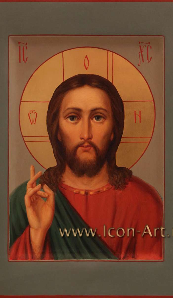 Фото: Иисус Христос Господь Вседержитель и Икона пресвятой Богородицы «Корсунская» (венчальные иконы)