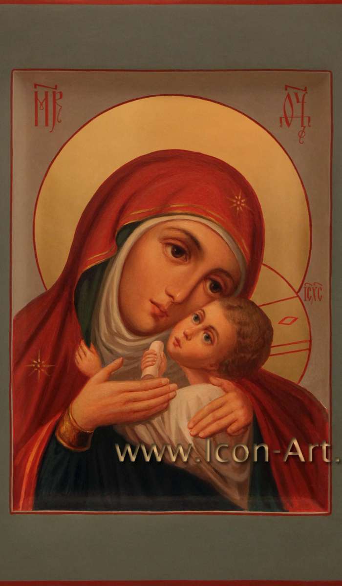 Фото: Иисус Христос Господь Вседержитель и Икона пресвятой Богородицы «Корсунская» (венчальные иконы)