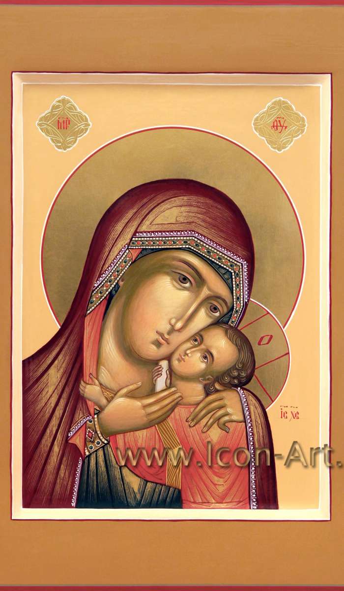 Фото: Иисус Христос Господь Вседержитель и Икона Пресвятой Богородицы «Корсунская» (венчальные иконы)