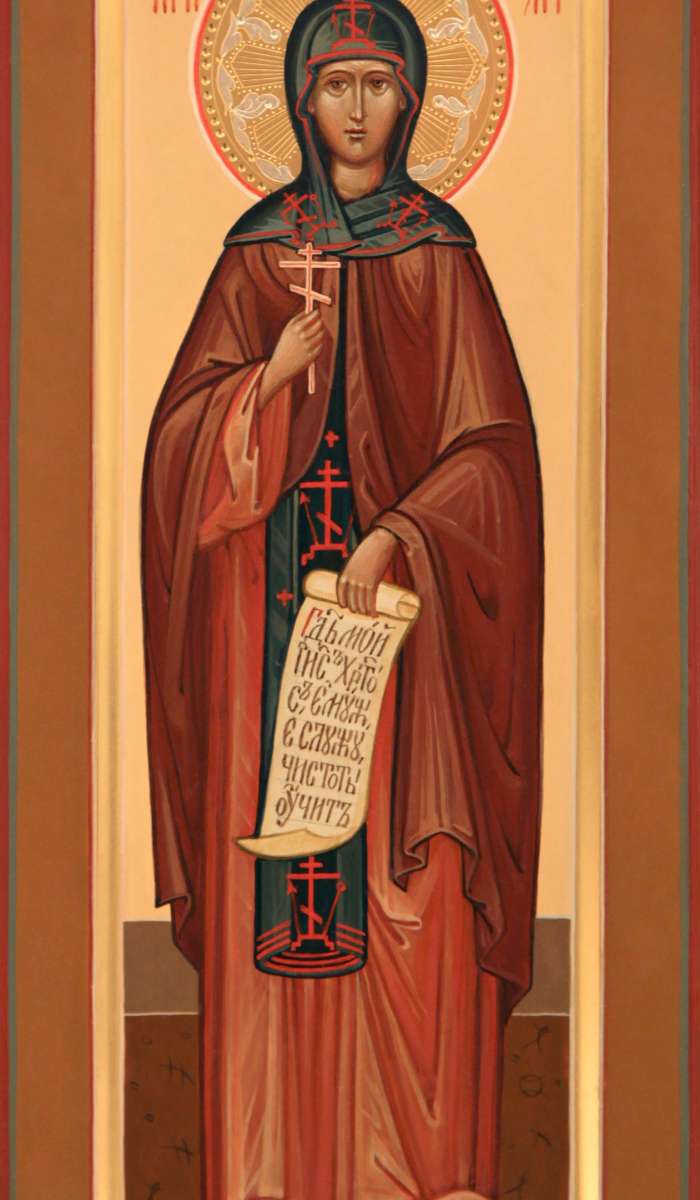 Фото:  Святая преподобномученица Евгения Римская