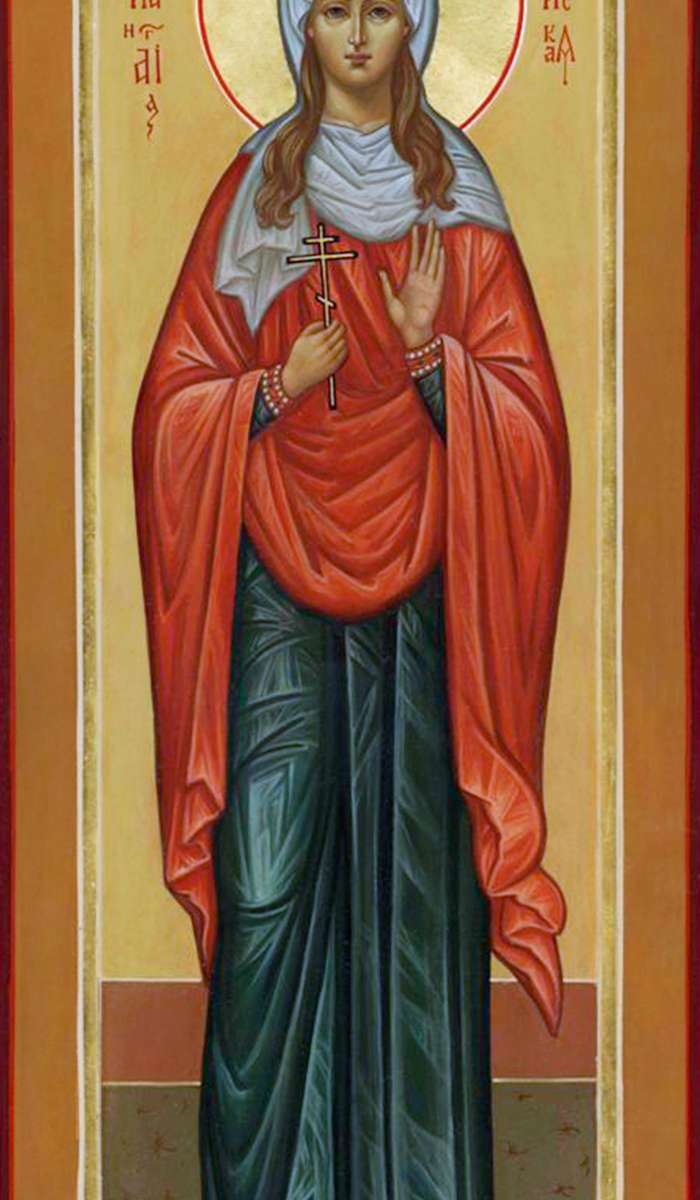 Фото: Святая Валентина Кесарийская (Палестинская), мц.