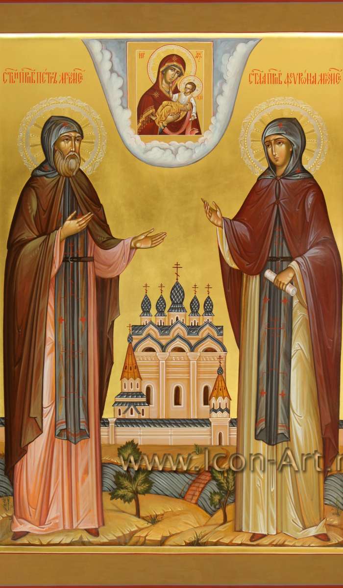 Фото: Святые преподобный Петр и Феврония Муромские