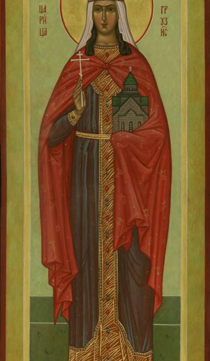 Фото: Святая царица Тамара Грузинская.