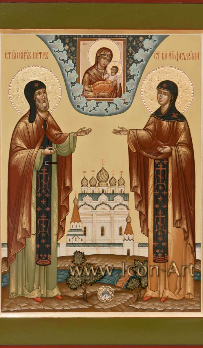 Фото: Святые преподобные князья Петр и Феврония
