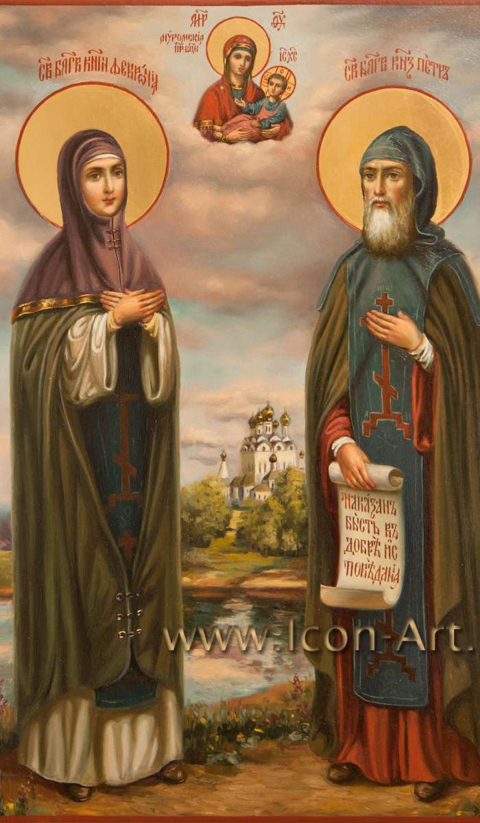 Фото: Святые преподобные князья Петр и Феврония Муромские