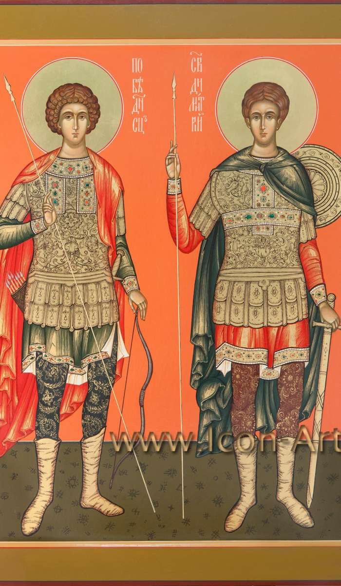 Фото: Святые великомученики Георгий Победоносец и Димитрий Солунский