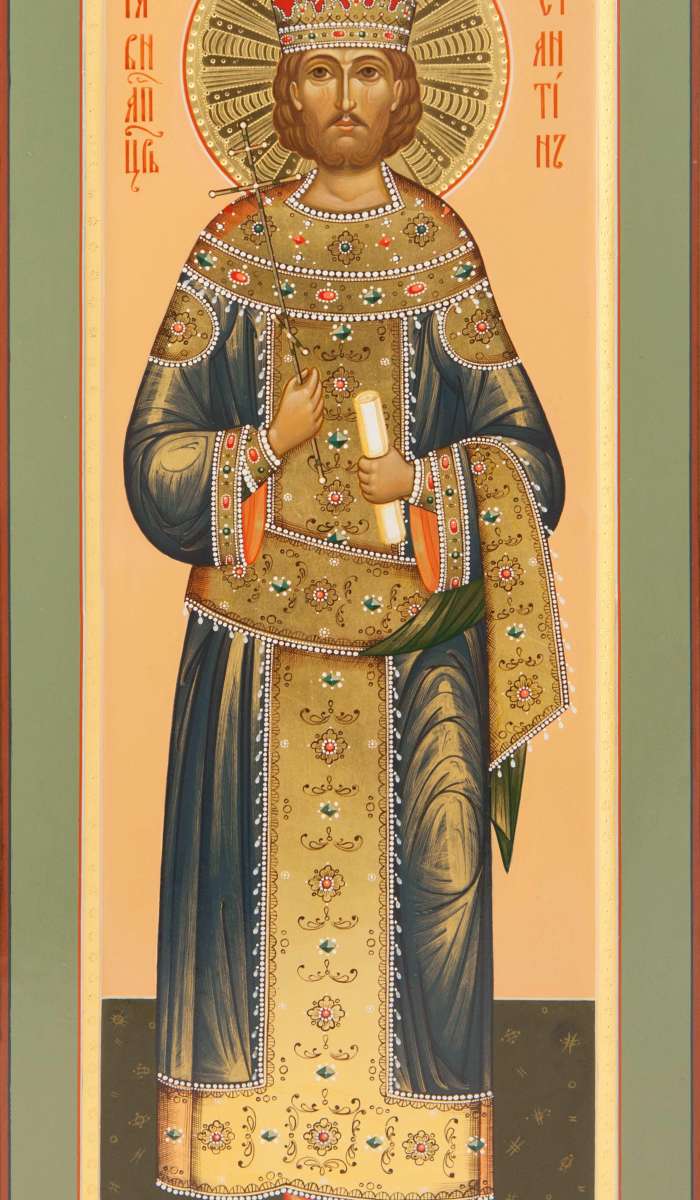 Фото: Святой царь Константин Великий