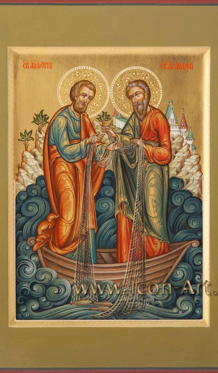 Фото: Святые апостолы Петр и Андрей, Покровители рыболовов