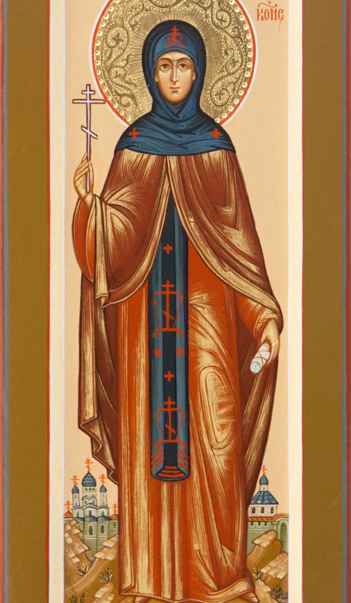 Фото: Святая преподобномученица Феодосия Константинопольская