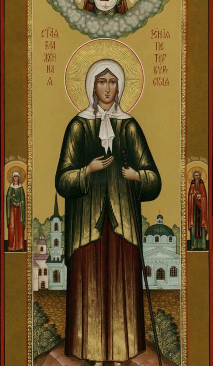 Фото: Святая Ксения Петербургская Христа ради юродивая.