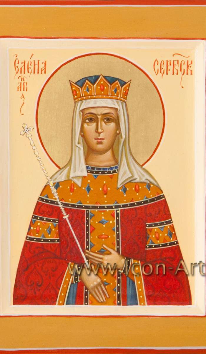 Фото: Святая благоверная Елена, царица Сербская