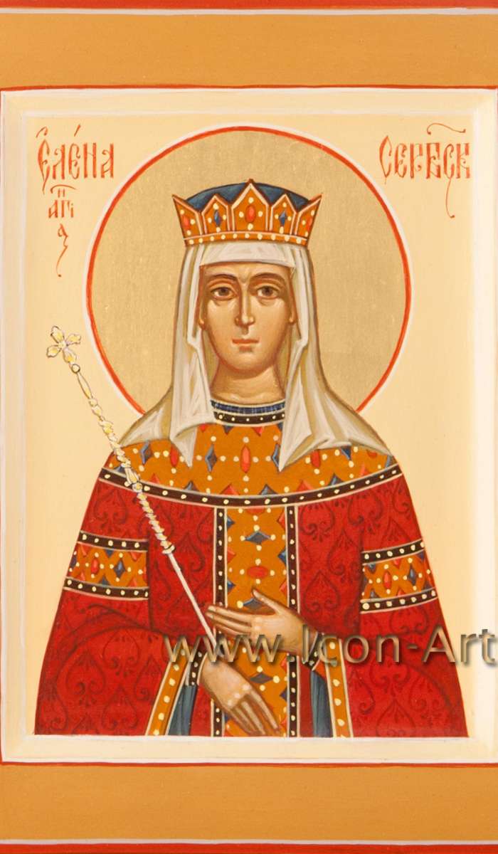 Фото: Святая благоверная Елена, царица Сербская