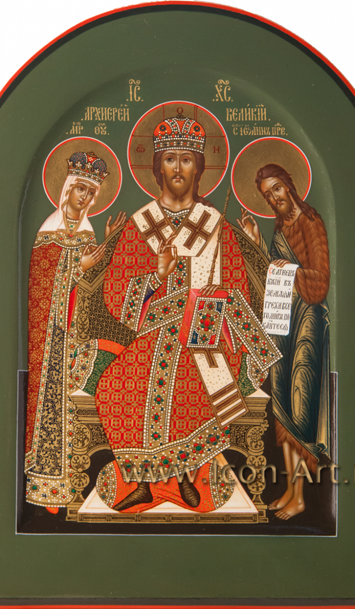 Фото: Деисус, Господь Иисус Христос с предстоящими