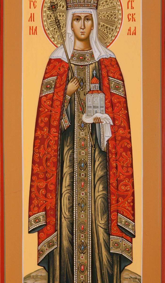 Фото: Святая царица Елена Сербская