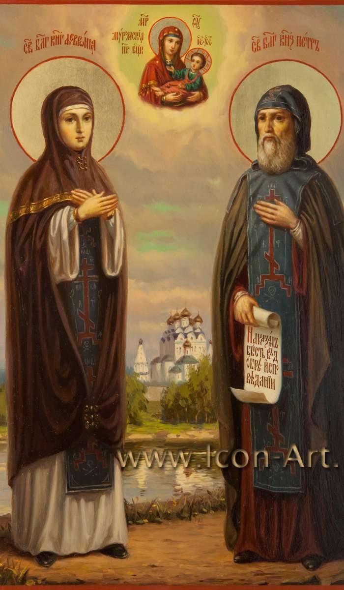 Фото: Святые преподобные князья Петр и Феврония Муромские