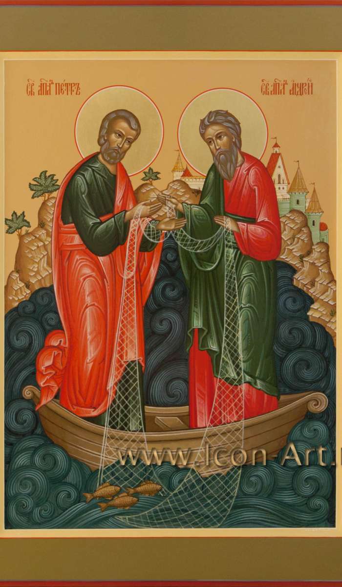 Фото: Святые апостолы Петр и Андрей